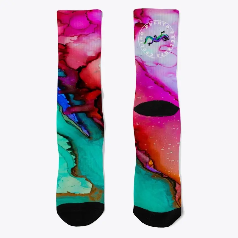 Puerto Vallarta Cycling Crew Socks